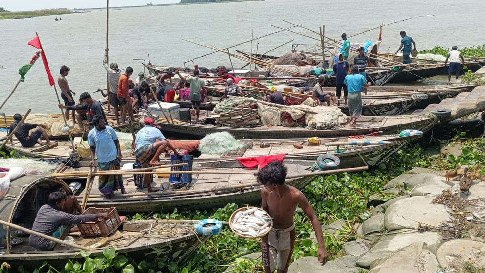 ইলিশের ভরা মৌসুমেও খালি জাল, সংকটে বাগেরহাটের উপকূলের মৎস্য অর্থনীতি