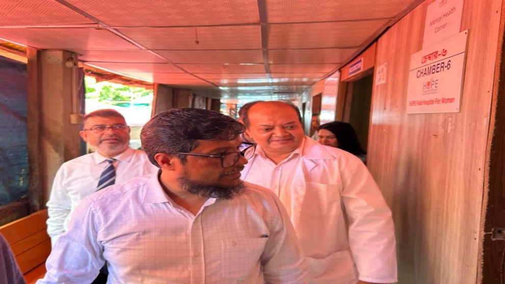 হোপ ফিল্ড হসপিটাল পরিদর্শন করলেন কক্সবাজার সিভিল সার্জন ডাঃ মোহাম্মদুল হক