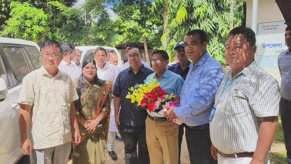 বাঘাইছড়িতে উন্নয়ন প্রকল্প পরিদর্শনে পার্বত্য চট্টগ্রাম বিষয়ক মন্ত্রণালয়ের সচিব