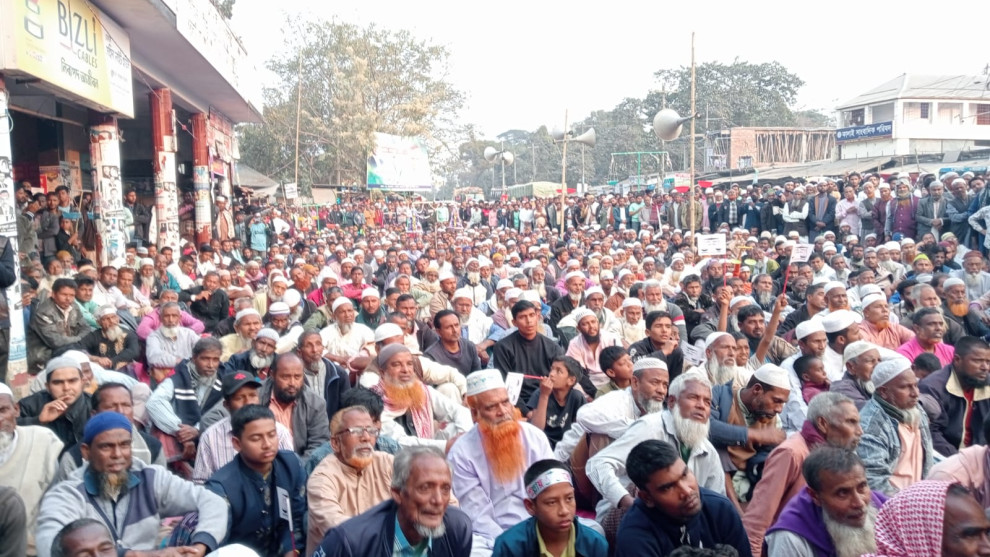 নির্বাচনী জনসভায় রক্তপাত নয়, ব্যালটের লড়াইয়ে জয়ের ডাক দিলেন কালাইয়ে দাঁড়িপাল্লার প্রার্থী