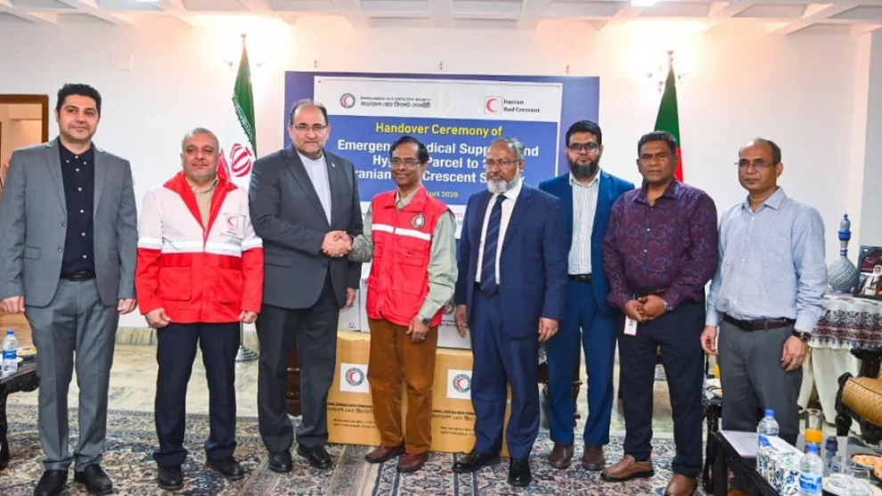 ইরানে জরুরি ওষুধ ও চিকিৎসা সরঞ্জাম পাঠাল বাংলাদেশ