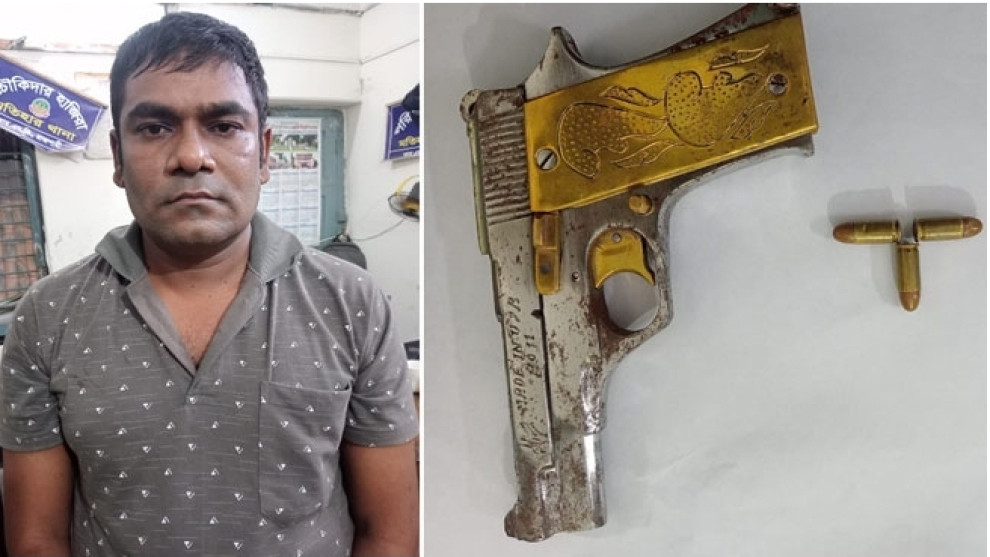 মোস্তফা হত্যা মামলার প্রধান আসামি অস্ত্রসহ গ্রেপ্তার