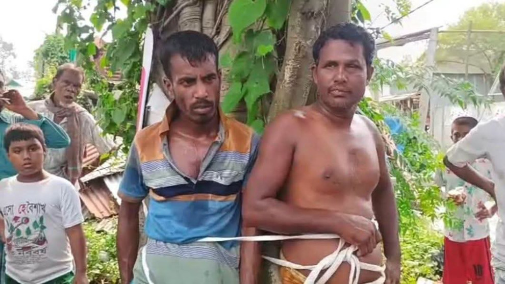 কালিয়াকৈরে পিকআপে তিনটি গরুসহ ৩ চোর আটক