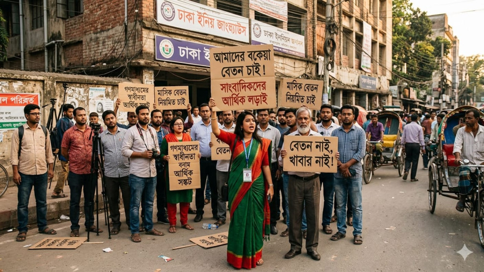 সাংবাদিকদের আর্থিক লড়াই