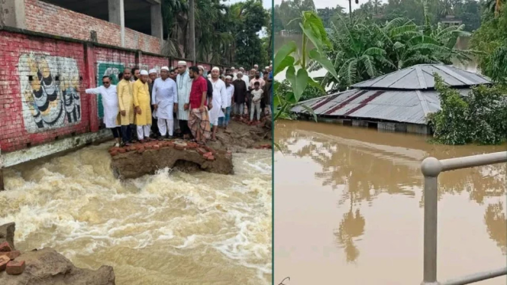 ডুবে আছে গ্রামের পর গ্রাম, কক্সবাজারে পানি আরও বাড়ছে