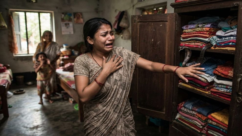 আলমারির অন্ধকার কোণে লুকিয়েছিল মৃত্যু: সাপের ছোবলে দুই সন্তানের জননীর প্রাণহানি