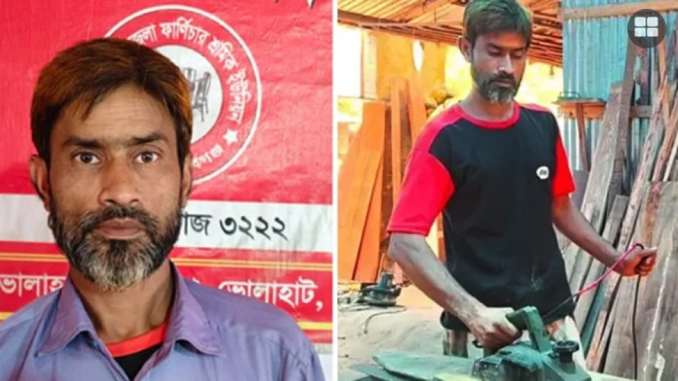 সংসার-সন্তান সামলে ৪৫ বছর বয়সে এসএসসি পাস কাঠমিস্ত্রি নাসিমুল