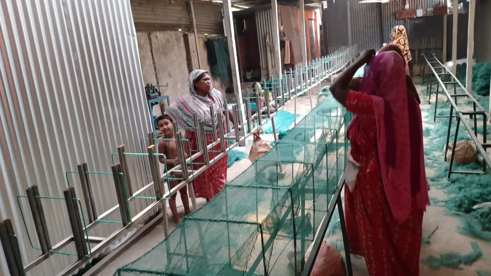 বেড়ায় নিষেধাজ্ঞা উপেক্ষা করে চায়না দুয়ারী জালের রমরমা