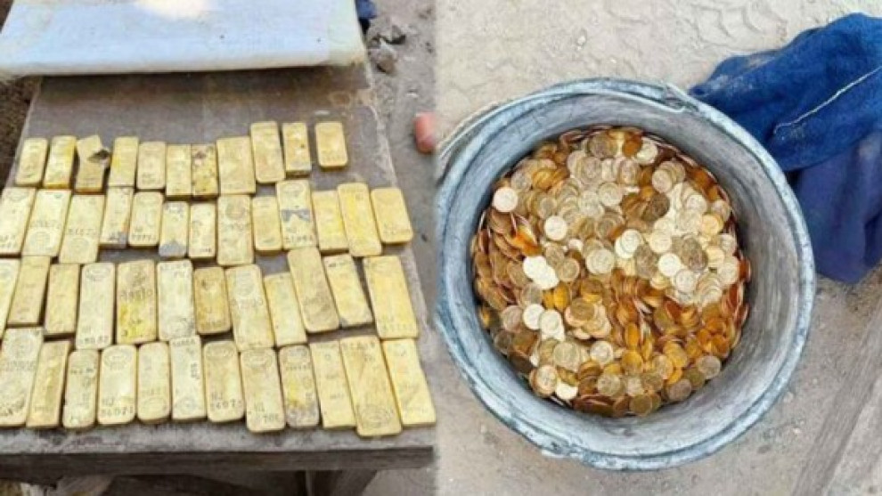 কোদালের কোপে মিলল ১২০ কোটি টাকার সোনার গুপ্তধন