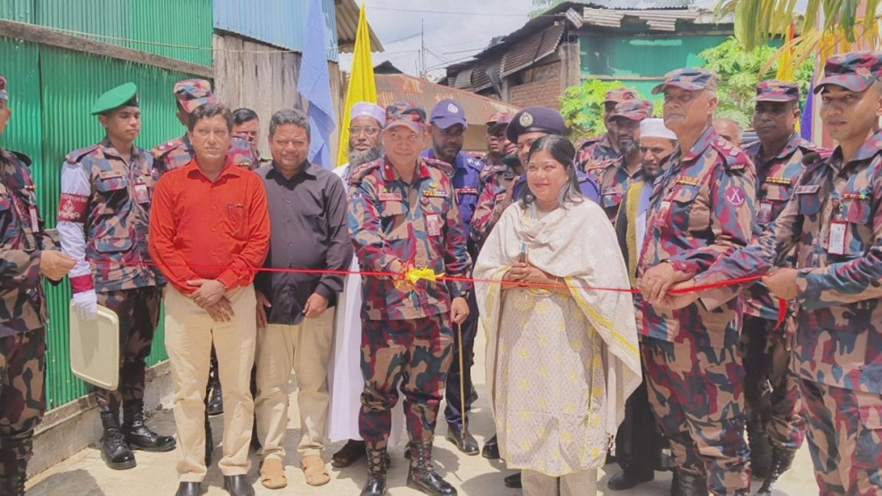 বাঘাইছড়িতে রিভারঘাট পোস্ট সড়কের আনুষ্ঠানিক উদ্বোধন