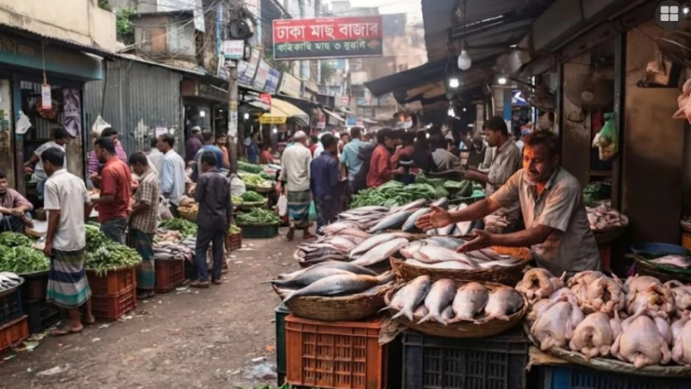 মাছ-মুরগি-ডিমের দামে চাপে ক্রেতারা