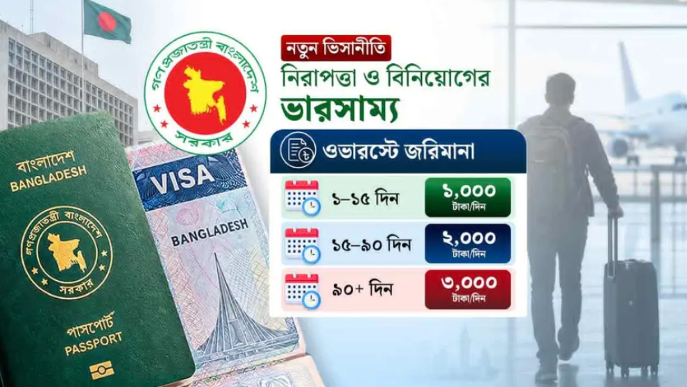 নতুন ভিসানীতি ২০২৬: ওভারস্টেতে জরিমানা, বিনিয়োগে এনভিআর
