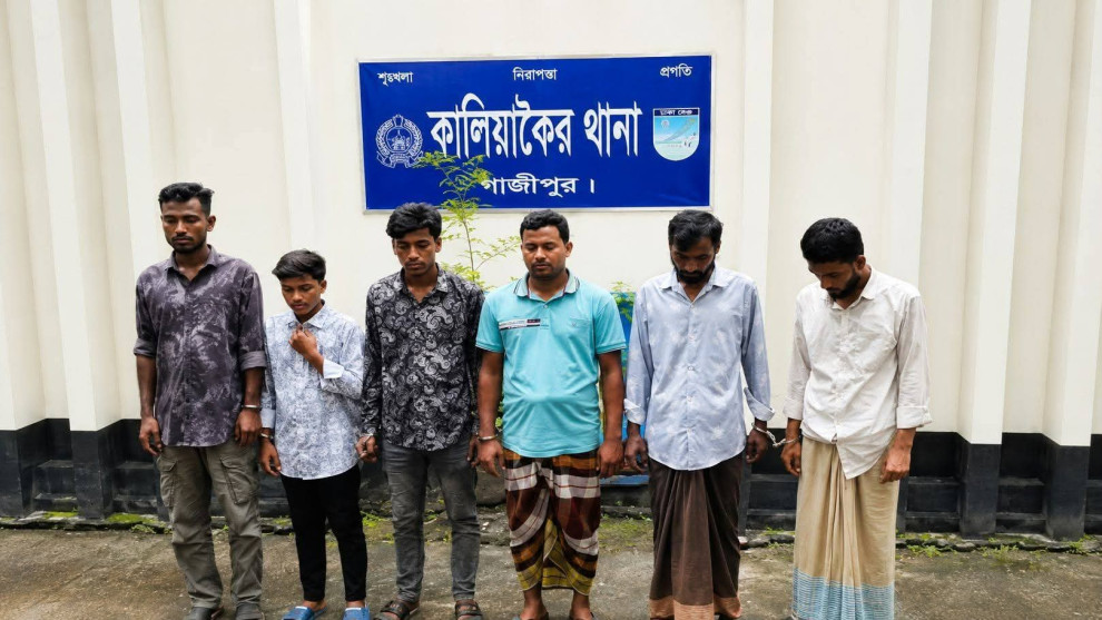 কালিয়াকৈর হাইটেক সিটিতে তামার তার ও পাইপ চুরি, ৬ জন গ্রেপ্তার