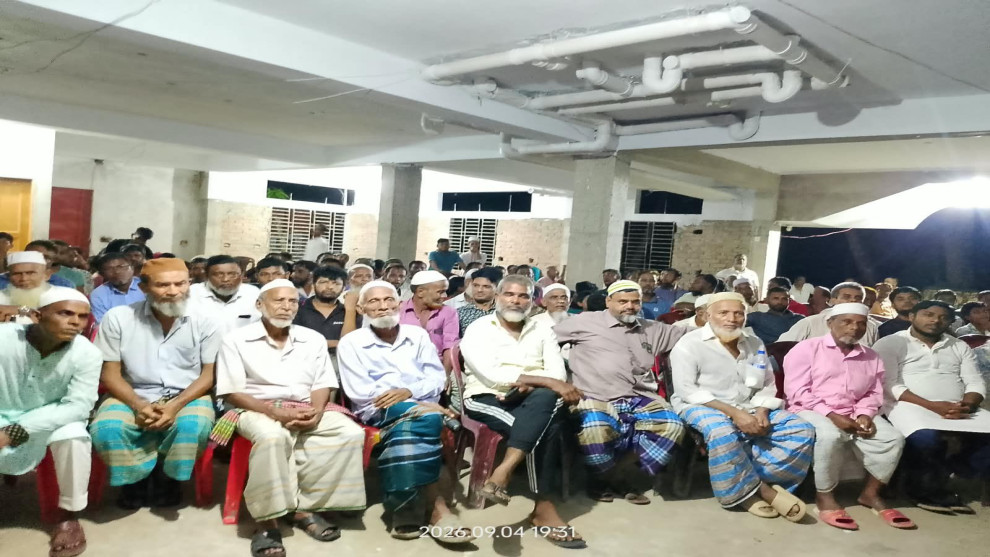 মইজদিপুরে মসজিদ ভবনের নির্মাণকাজের উদ্বোধন, মাদক-সন্ত্রাস দমনে মতবিনিময়  সভা অনুষ্ঠিত