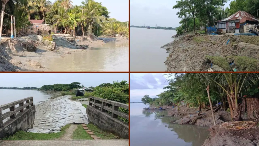 নদীর পেটে রামপালের বসতি-সড়ক-স্থাপনা, স্থায়ী বাঁধের দাবি