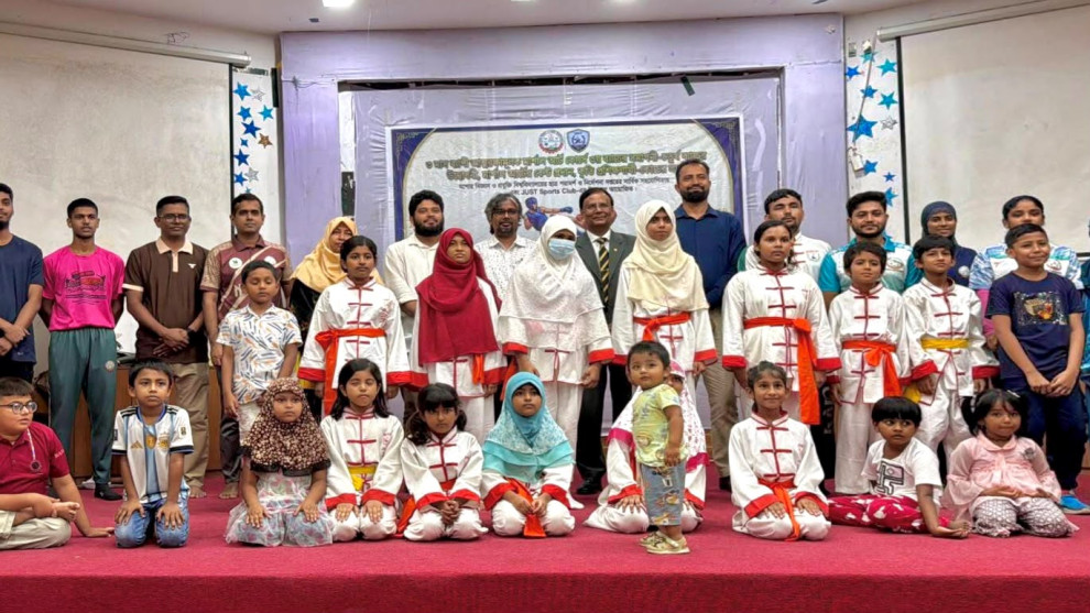 যবিপ্রবিতে মার্শাল আর্ট কোর্সের সমাপনী ও নতুন ব্যাচের বরণ