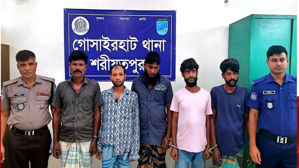 গোসাইরহাটে ৫ মাদকসেবী গ্রেপ্তার, বিভিন্ন মেয়াদে সাজা