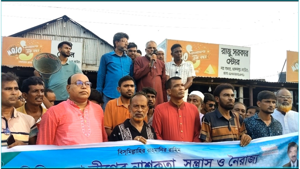 ধারাবারিষায় বিএনপির বিক্ষোভ মিছিল ও পথসভা