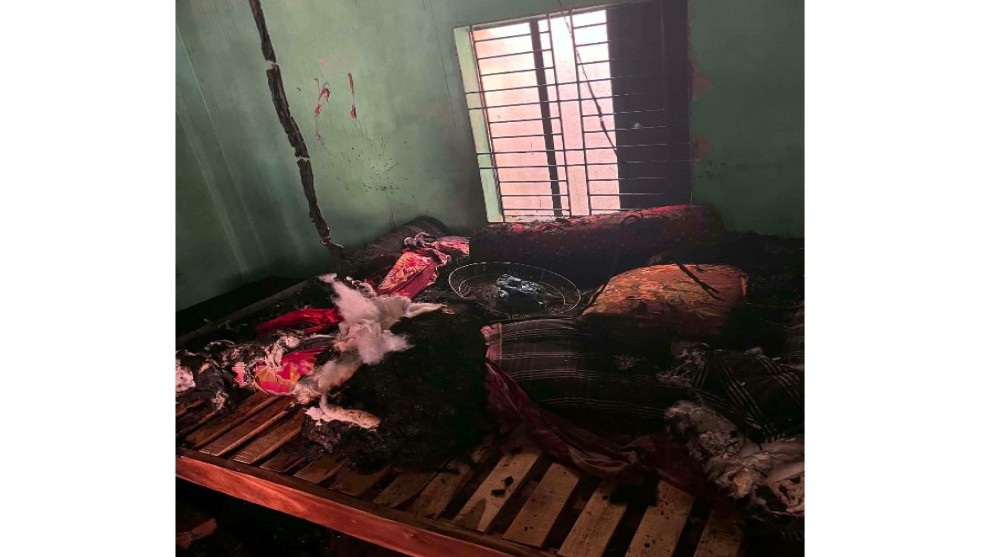 কালিয়াকৈরে কলোনিতে ভয়াবহ অগ্নিকাণ্ড, ৮ কক্ষের মালামাল পুড়ে ছাই
