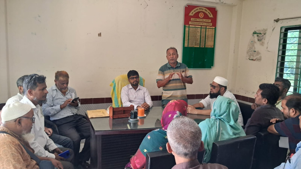 বড়াকোঠায় দুর্গাপূজার নিরাপত্তা নিশ্চিতে প্রশাসনের সভা