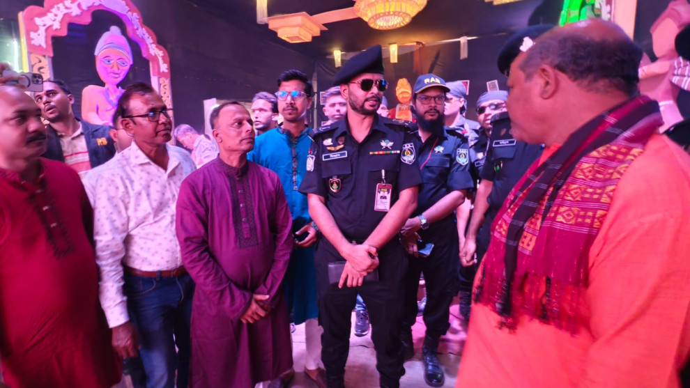 খাগড়াছড়িতে পূজামণ্ডপ পরিদর্শন ও এসআরবি-৭-এর টহল জোরদার