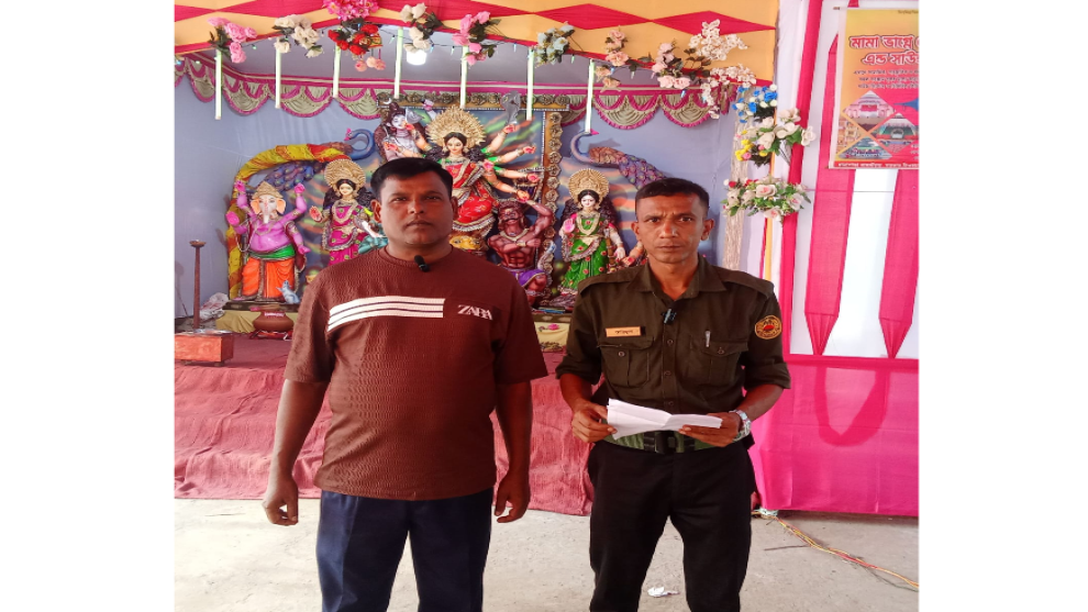 ফরিদপুরে দুর্গাপূজার নিরাপত্তায় আনসার-ভিডিপির দায়িত্ব পালনে সন্তুষ্ট মণ্ডপ কমিটির সভাপতিরা