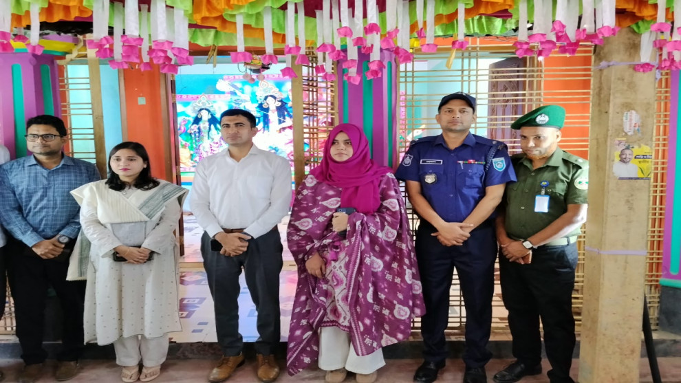 ফরিদপুরের বিভিন্ন পূজামণ্ডপ পরিদর্শনে পাবনা জেলা প্রশাসক