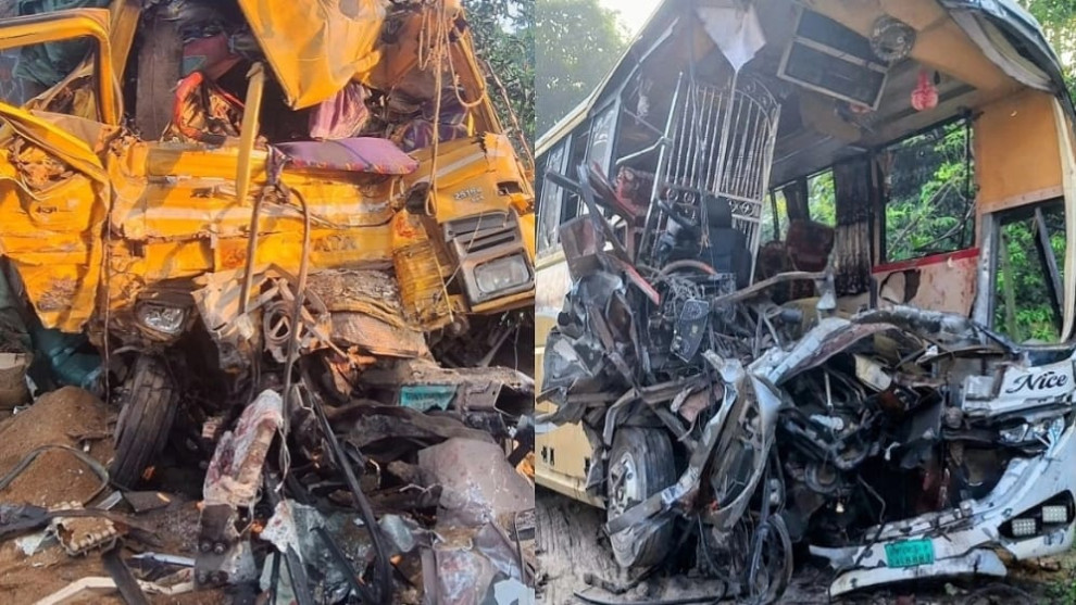নাটোরে বাস-ট্রাক সংঘর্ষে নিহত ১৪, আহত অন্তত ৩০