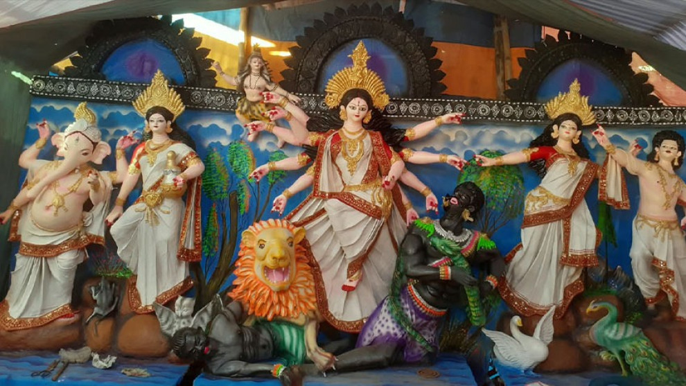 আনন্দ-সম্প্রীতিতে মুখর দুর্গোৎসব